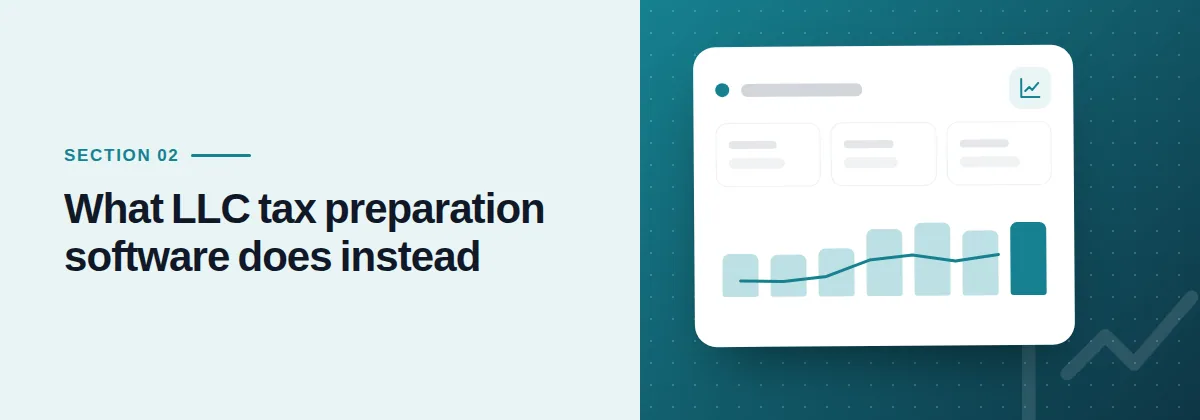 What LLC tax preparation software does instead